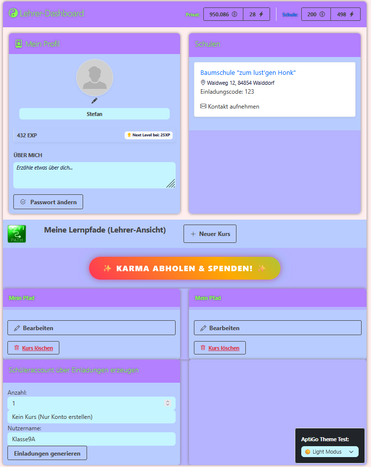 Screenshot Course-Editor